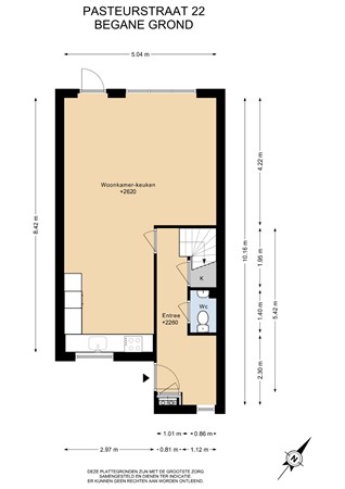 Floorplan - Pasteurstraat 22, 1433 KT Kudelstaart